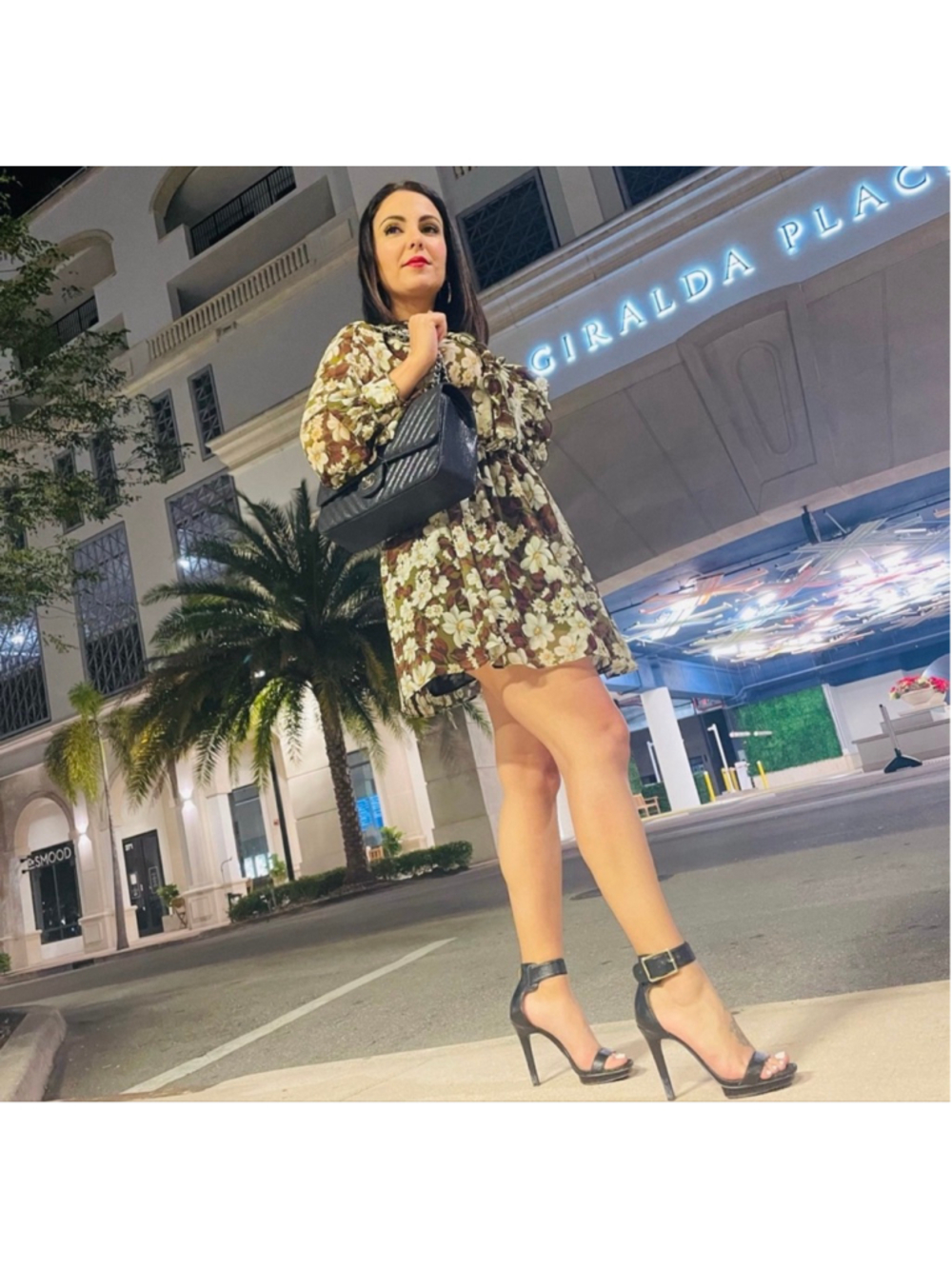 ZARA Floral Ruffle Mini Romper XS Brown White summer Bloggers Favorite Oversize - Picture 7 of 16